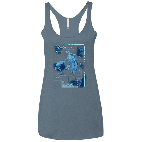 T-Shirts Indigo / X-Small RUBY BLUEPRINT Women's Triblend Racerback Tank