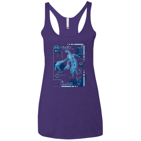 T-Shirts Purple / X-Small RUBY BLUEPRINT Women's Triblend Racerback Tank