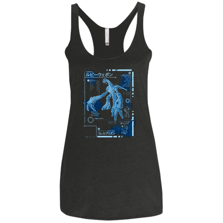 T-Shirts Vintage Black / X-Small RUBY BLUEPRINT Women's Triblend Racerback Tank