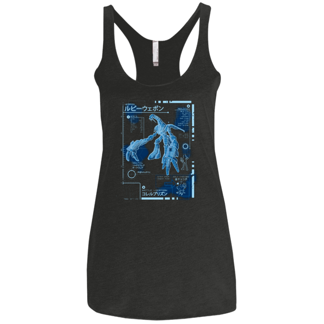 T-Shirts Vintage Black / X-Small RUBY BLUEPRINT Women's Triblend Racerback Tank