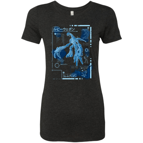 T-Shirts Vintage Black / Small RUBY BLUEPRINT Women's Triblend T-Shirt