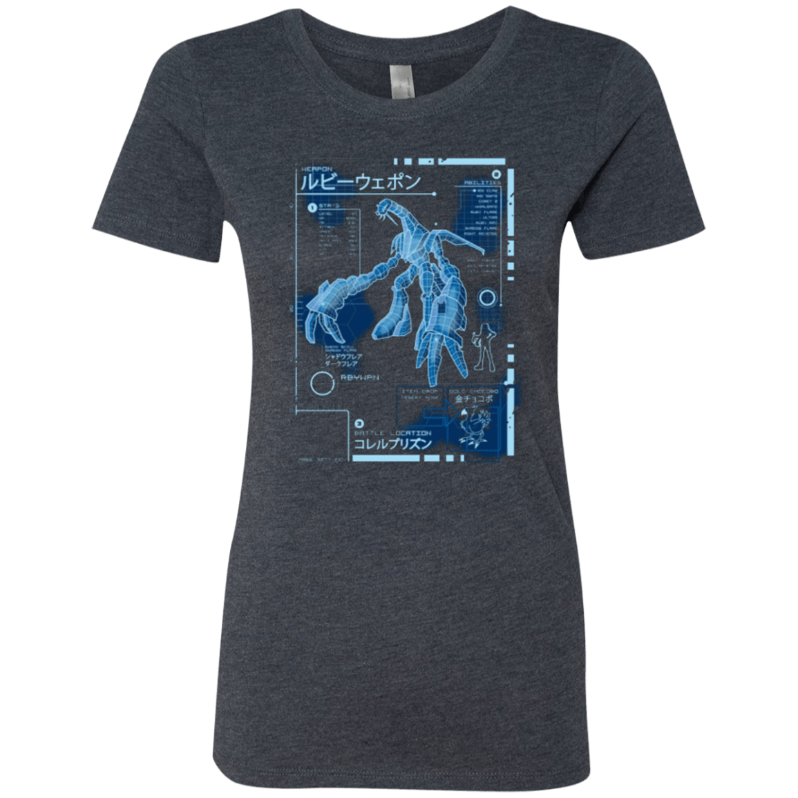 T-Shirts Vintage Navy / Small RUBY BLUEPRINT Women's Triblend T-Shirt