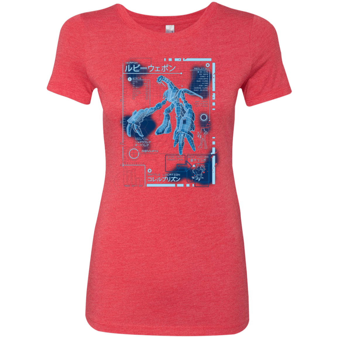 T-Shirts Vintage Red / Small RUBY BLUEPRINT Women's Triblend T-Shirt