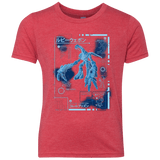 T-Shirts Vintage Red / YXS RUBY BLUEPRINT Youth Triblend T-Shirt