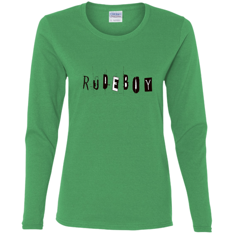 T-Shirts Irish Green / S Rudeboy Women's Long Sleeve T-Shirt