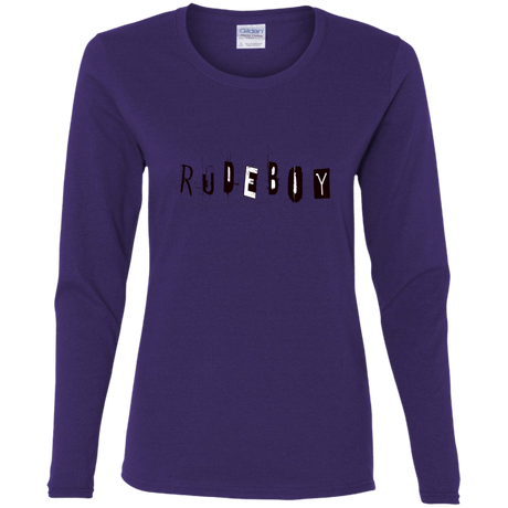 T-Shirts Purple / S Rudeboy Women's Long Sleeve T-Shirt
