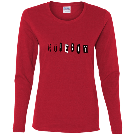 T-Shirts Red / S Rudeboy Women's Long Sleeve T-Shirt