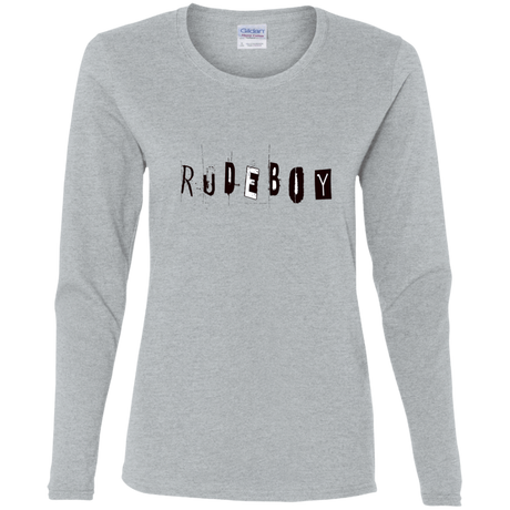 T-Shirts Sport Grey / S Rudeboy Women's Long Sleeve T-Shirt