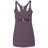 Rudeboy Women's Triblend Racerback Tank