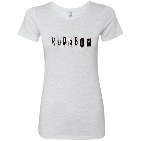 T-Shirts Heather White / S Rudeboy Women's Triblend T-Shirt