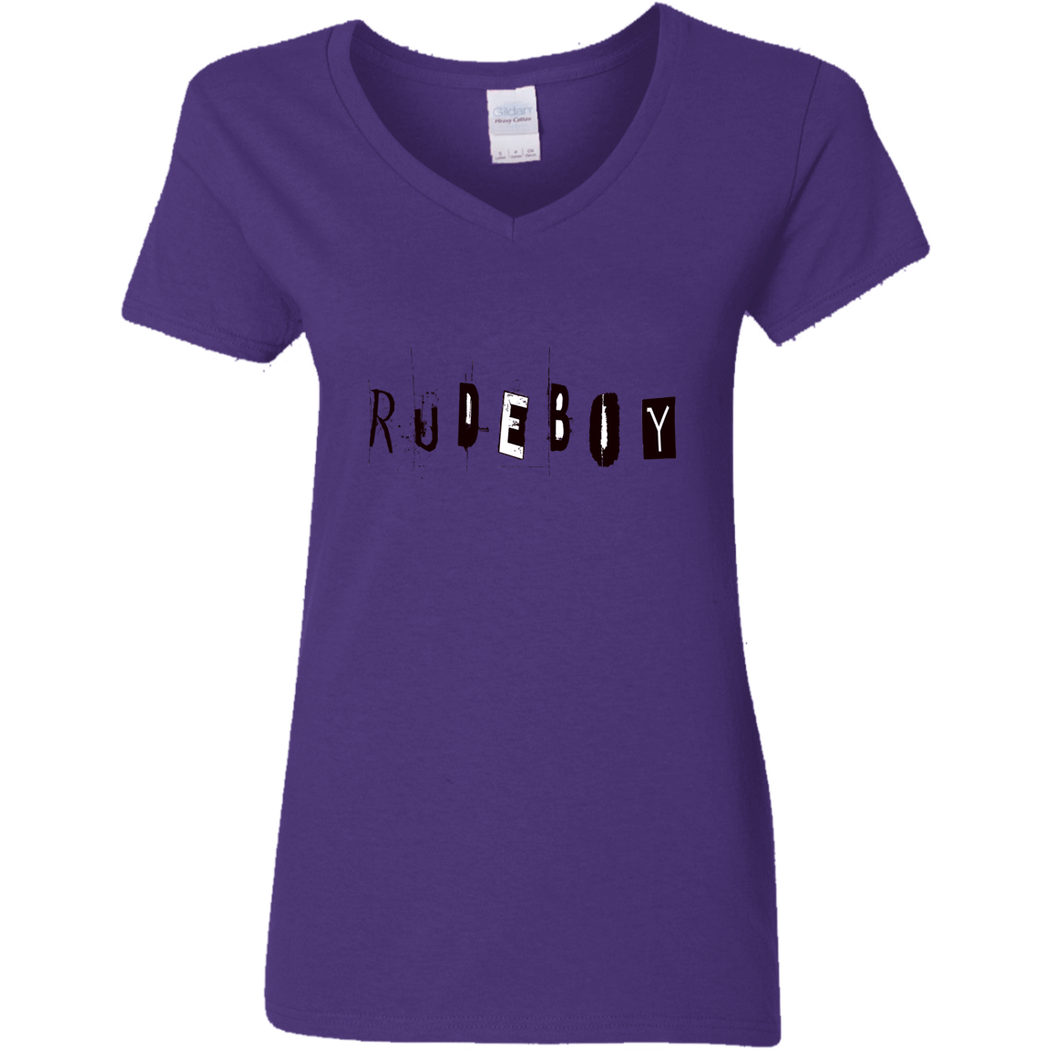 T-Shirts Purple / S Rudeboy Women's V-Neck T-Shirt