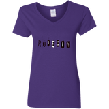 T-Shirts Purple / S Rudeboy Women's V-Neck T-Shirt