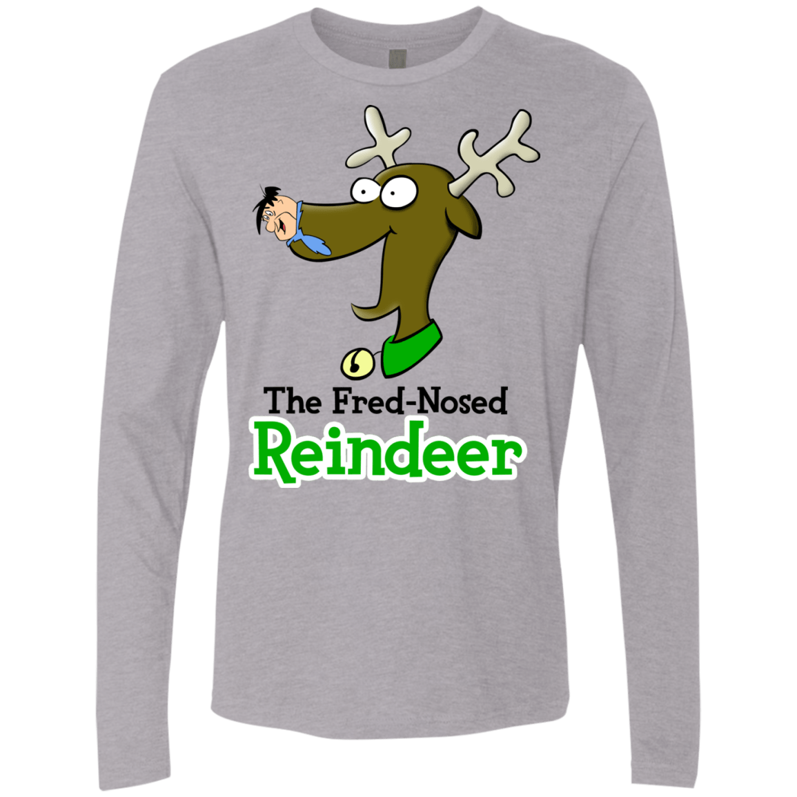 T-Shirts Heather Grey / Small Rudy Fred Men's Premium Long Sleeve