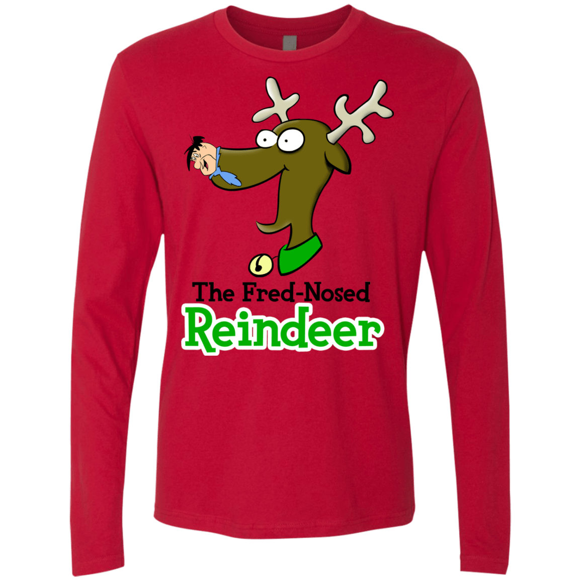 T-Shirts Red / Small Rudy Fred Men's Premium Long Sleeve