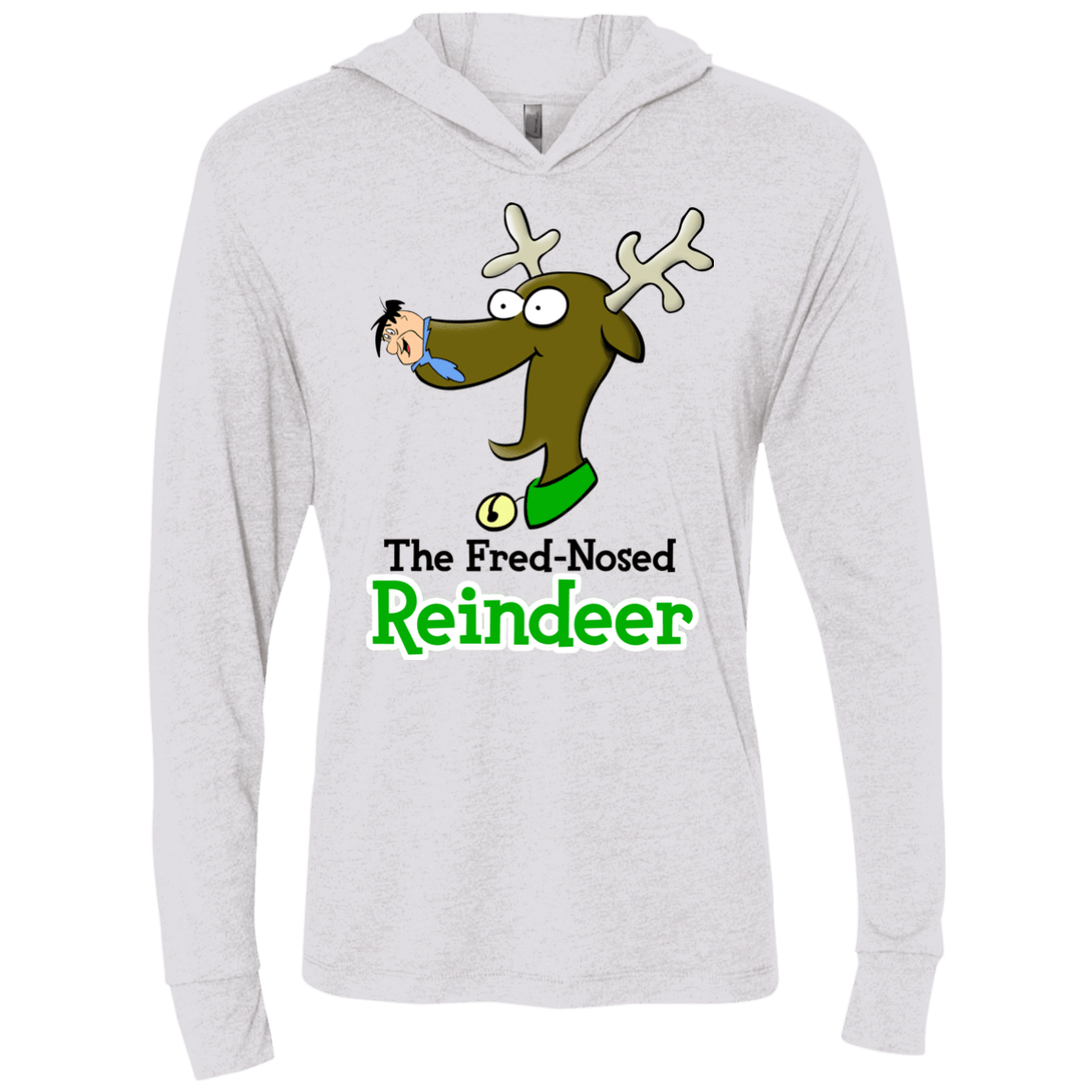 T-Shirts Heather White / X-Small Rudy Fred Triblend Long Sleeve Hoodie Tee