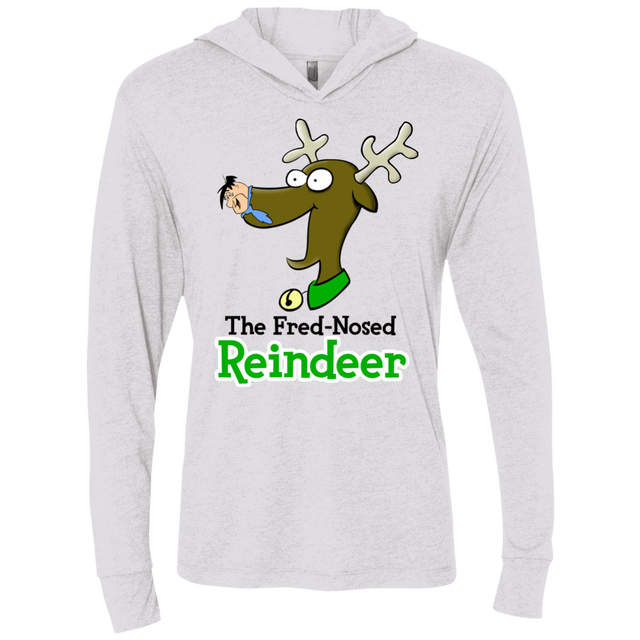 T-Shirts Heather White / X-Small Rudy Fred Triblend Long Sleeve Hoodie Tee