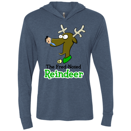 T-Shirts Indigo / X-Small Rudy Fred Triblend Long Sleeve Hoodie Tee