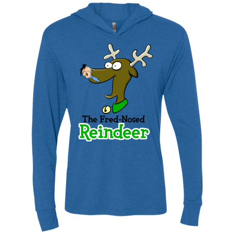 T-Shirts Vintage Royal / X-Small Rudy Fred Triblend Long Sleeve Hoodie Tee