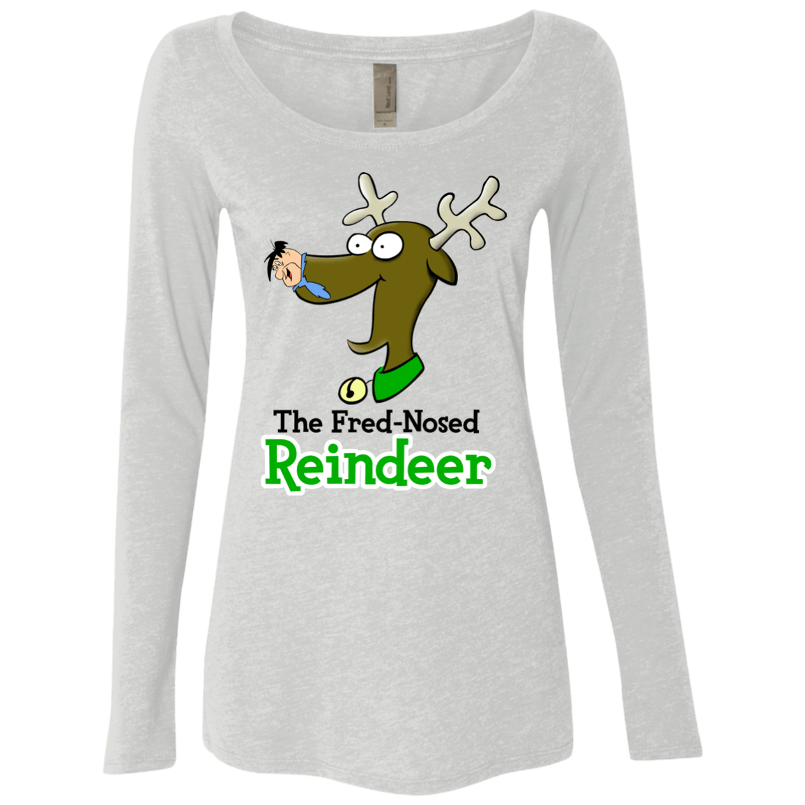 T-Shirts Heather White / Small Rudy Fred Women's Triblend Long Sleeve Shirt