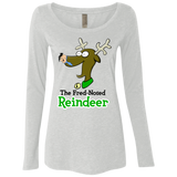 T-Shirts Heather White / Small Rudy Fred Women's Triblend Long Sleeve Shirt