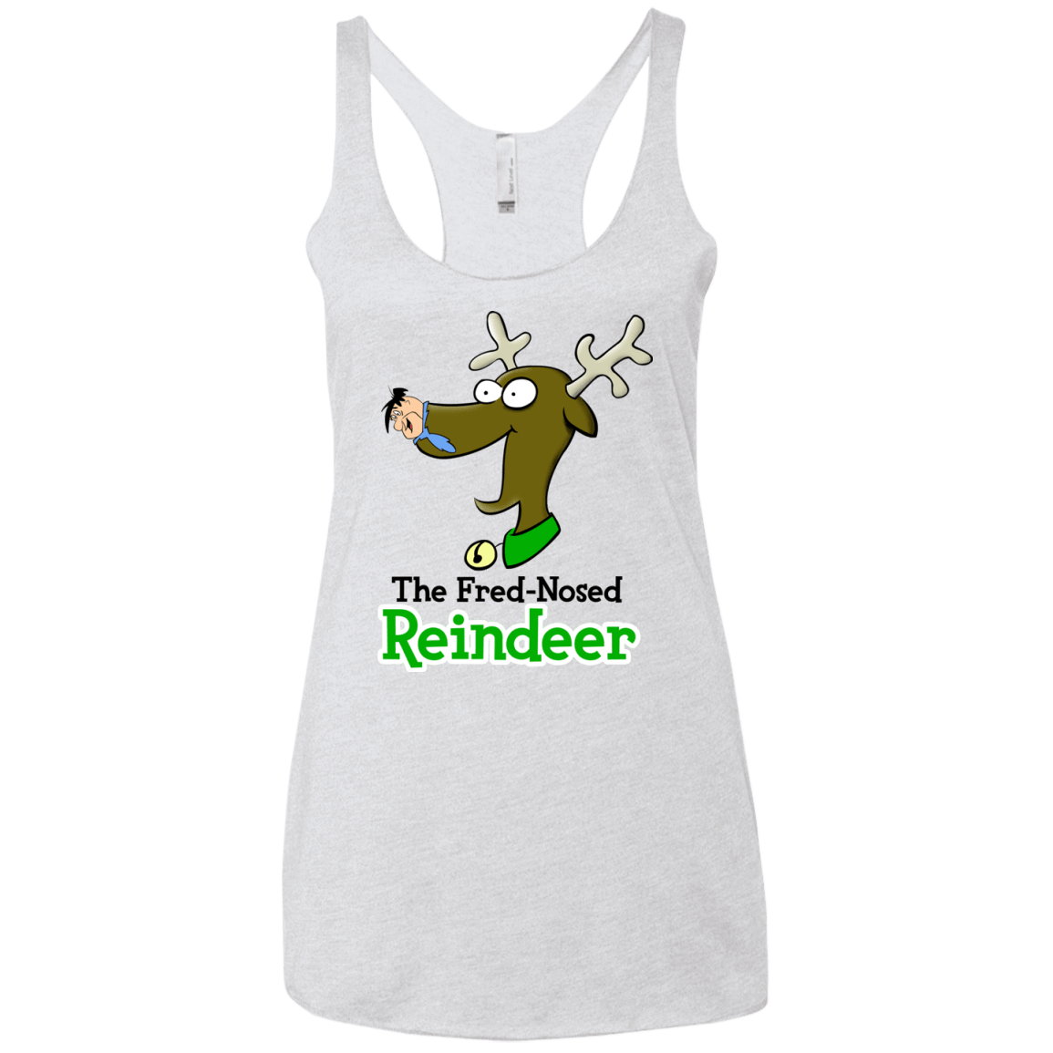 T-Shirts Heather White / X-Small Rudy Fred Women's Triblend Racerback Tank