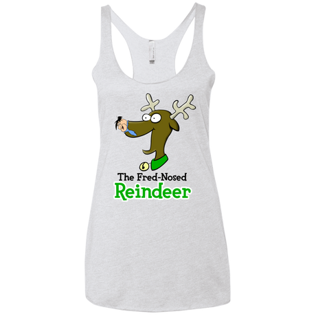 T-Shirts Heather White / X-Small Rudy Fred Women's Triblend Racerback Tank