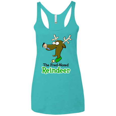 T-Shirts Tahiti Blue / X-Small Rudy Fred Women's Triblend Racerback Tank