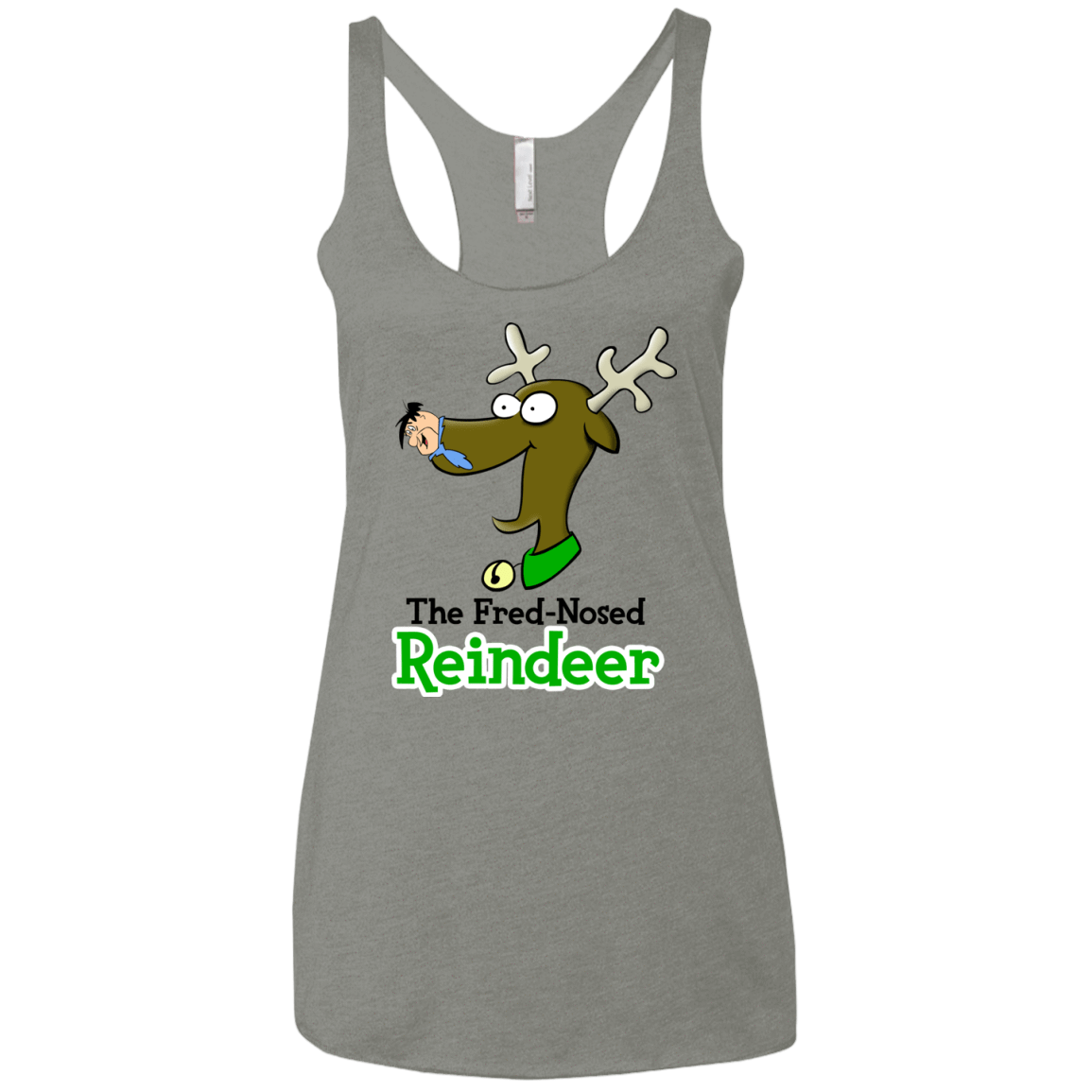 T-Shirts Venetian Grey / X-Small Rudy Fred Women's Triblend Racerback Tank