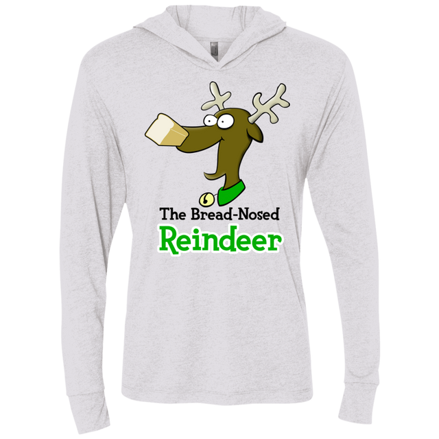 T-Shirts Heather White / X-Small Rudy Triblend Long Sleeve Hoodie Tee