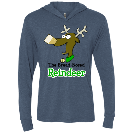 T-Shirts Indigo / X-Small Rudy Triblend Long Sleeve Hoodie Tee