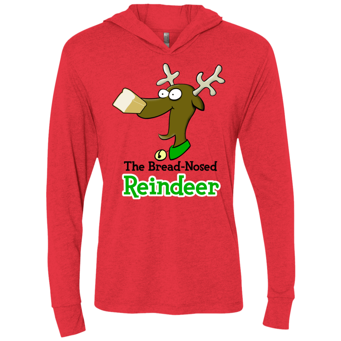 T-Shirts Vintage Red / X-Small Rudy Triblend Long Sleeve Hoodie Tee