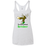 T-Shirts Heather White / X-Small Rudy Women's Triblend Racerback Tank