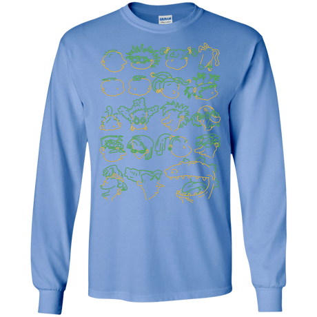 T-Shirts Carolina Blue / S RUGRAT HEADS Men's Long Sleeve T-Shirt