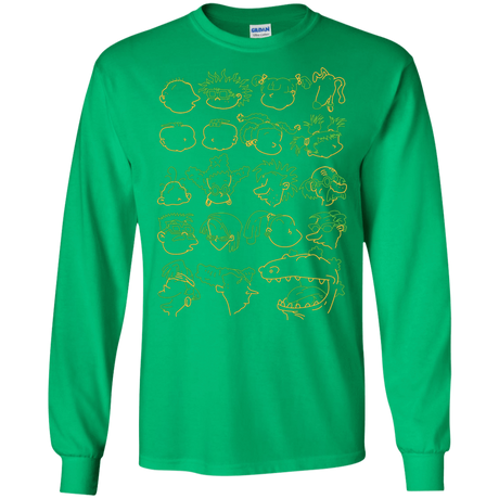 T-Shirts Irish Green / S RUGRAT HEADS Men's Long Sleeve T-Shirt