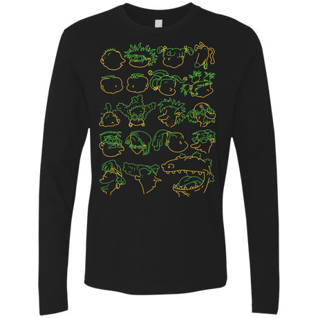 T-Shirts Black / S RUGRAT HEADS Men's Premium Long Sleeve