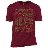 T-Shirts Cardinal / X-Small RUGRAT HEADS Men's Premium T-Shirt