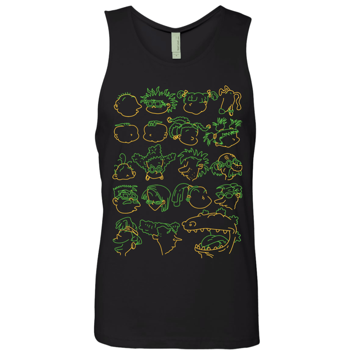 T-Shirts Black / S RUGRAT HEADS Men's Premium Tank Top