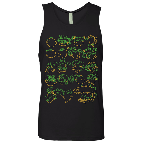 T-Shirts Black / S RUGRAT HEADS Men's Premium Tank Top