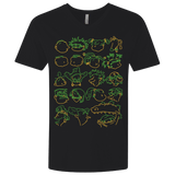 T-Shirts Black / X-Small RUGRAT HEADS Men's Premium V-Neck