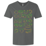 T-Shirts Heavy Metal / X-Small RUGRAT HEADS Men's Premium V-Neck