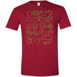 T-Shirts Cardinal Red / S RUGRAT HEADS Men's Semi-Fitted Softstyle