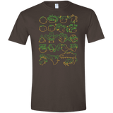 T-Shirts Dark Chocolate / S RUGRAT HEADS Men's Semi-Fitted Softstyle