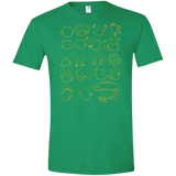 T-Shirts Heather Irish Green / S RUGRAT HEADS Men's Semi-Fitted Softstyle