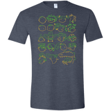 T-Shirts Heather Navy / S RUGRAT HEADS Men's Semi-Fitted Softstyle