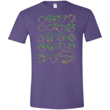 T-Shirts Heather Purple / S RUGRAT HEADS Men's Semi-Fitted Softstyle