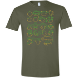 T-Shirts Military Green / S RUGRAT HEADS Men's Semi-Fitted Softstyle
