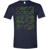 T-Shirts Navy / X-Small RUGRAT HEADS Men's Semi-Fitted Softstyle