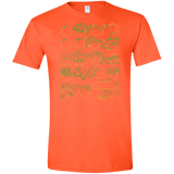 T-Shirts Orange / S RUGRAT HEADS Men's Semi-Fitted Softstyle
