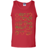 T-Shirts Red / S RUGRAT HEADS Men's Tank Top