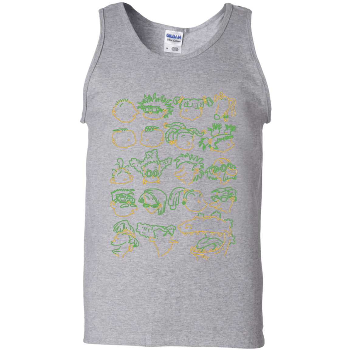 T-Shirts Sport Grey / S RUGRAT HEADS Men's Tank Top